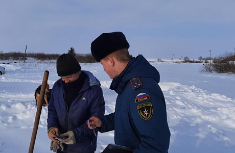 Рейд по безопасности на водных объектах в Телегинском сельсовете
