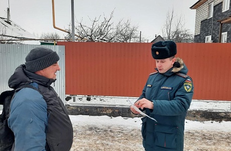В р.п.Колышлей проведены профилактические беседы с гражданами о мерах пожарной безопасности в быту