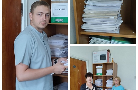 Заведующая архивным сектором Администрации Колышлейского района провела ознакомление с ведением делопроизводства