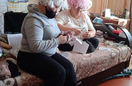 МБУ «КЦСОН» Колышлейского района  принял участие во Всероссийской акции «Новогодние окна» 2022 год 