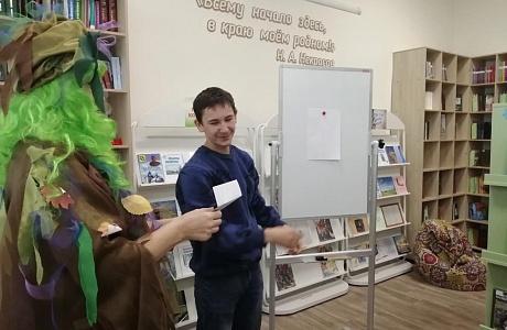 5 января новогодний квест "Территория волшебства" посетив старшеклассники СОШ с. Трескино