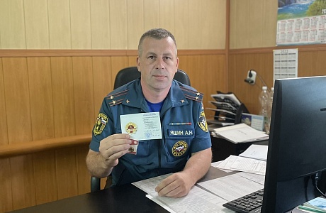 В Колышлейском районе продолжается вручение знаков ВФСК ГТО
