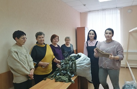 Запускается новая точка для изготовления маскировочных сетей Запускается новая точка для изготовления маскировочных сетей