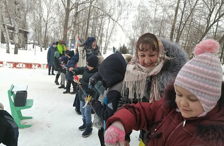 В р.п.Колышлей прошло мероприятие  «Рождественские забавы»
