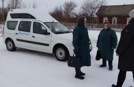 Доставка на вакцинацию граждан старше 65 лет, проживающих в сельской местности