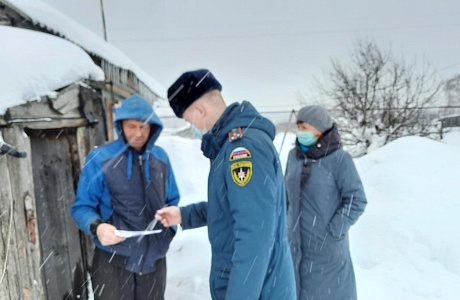 Рейд по противопожарной безопасности в Потловском сельсовете.