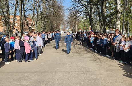 В МОУ СОШ №1 р.п. Колышлей им. А.С. Пушкина 19 апреля 2024 года была проведена тренировочная эвакуация