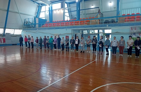 В ФОКе «Олимп» р.п.Колышлей 8 февраля 2023 года проведено тестирование нормативов ВФСК ГТО среди жителей Березовского сельсовета 