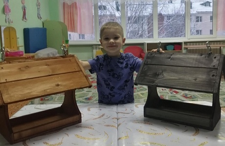 В Доме детского творчества совместно с заповедником «Приволжская лесостепь» подвели итоги конкурса кормушек