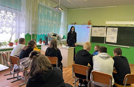 В МОУ СОШ №2 р.п. Колышлей для учащихся среднего звена проведена профилактическая беседа на тему: «Безопасное поведение на дороге» В МОУ СОШ №2 р.п. Колышлей для учащихся среднего звена проведена профилактическая беседа на тему: «Безопасное поведение на дороге»