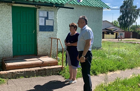 Глава администрации района Вильдан Узбеков, 4 июля 2022 года посетил село Крутец Колышлейского района