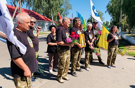 Сегодня 30 июля Колышлейский район встречал участников автопробега «Дорогою отцов» , посвященного 80-летию Победы в ВОВ